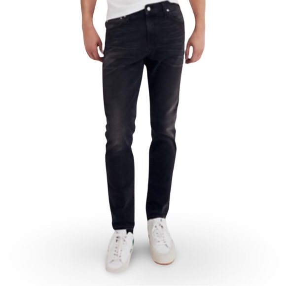 Madewell Slim Fit Jeans in Everton Wash Black J9523 - Picture 11 of 13